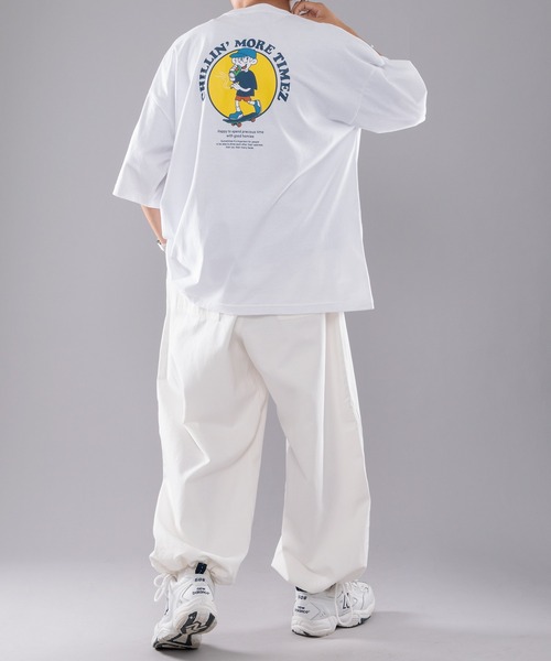 kutir（クティール）の「スケータープリントTシャツ（Tシャツ/カットソー・メンズ・ホワイト/ブラック/イエロー・LARGE/MEDIUM）」の8枚目の写真