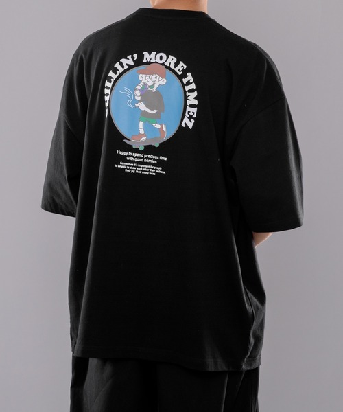 kutir（クティール）の「スケータープリントTシャツ（Tシャツ/カットソー・メンズ・ホワイト/ブラック/イエロー・LARGE/MEDIUM）」の19枚目の写真