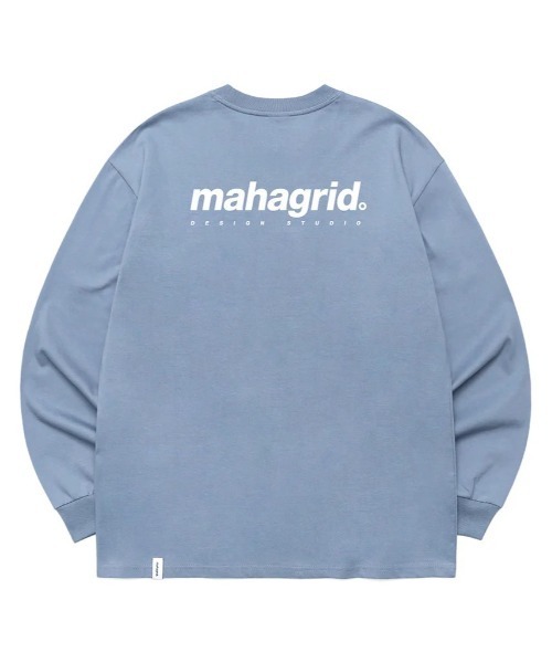 tシャツ 「mahagrid/マハグリッド」THIRD LOGO LS TEE/ サードロゴ　長袖Tシャツ レディース メンズ mahagrid/マハグリッド』ORIGIN LOGO LS TEE/オリジンロゴ 長袖T