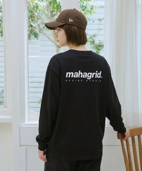 mahagrid/マハグリッド』ORIGIN LOGO LS TEE/オリジンロゴ 長袖Tシャツ