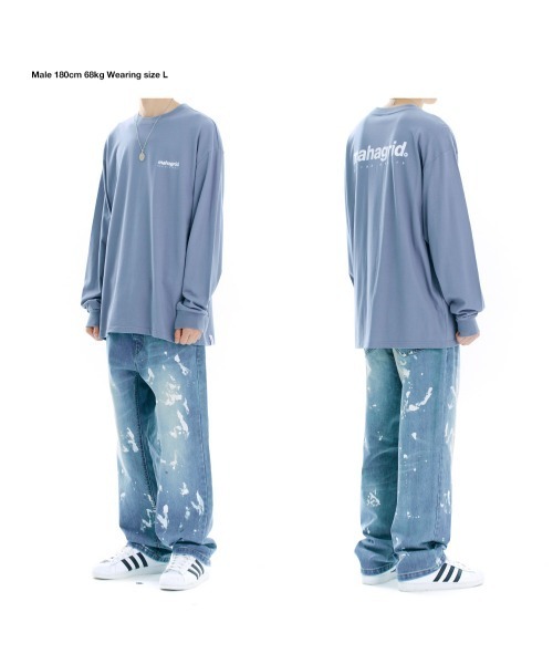 tシャツ 「mahagrid/マハグリッド」ORIGIN LOGO LS TEE/オリジンロゴ 長袖Tシャツ レディース メンズ mahagrid/マハグリッド』ORIGIN LOGO LS TEE/オリジンロゴ 長袖T