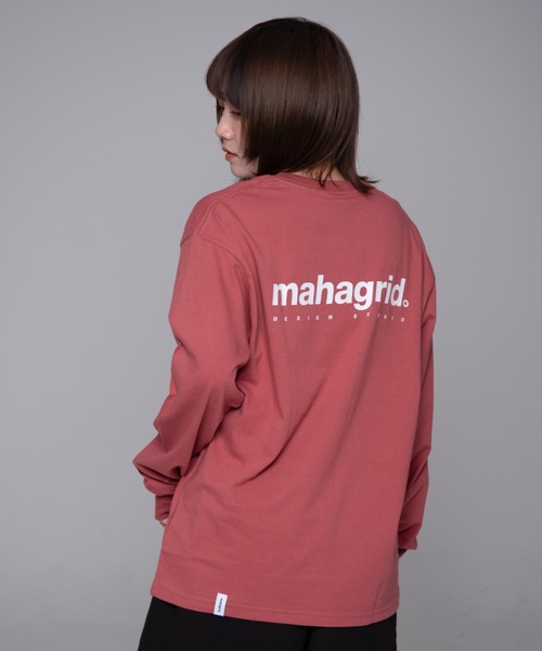 【mahagrid】OL LOGO STRIPED LS TEE mahagrid/マハグリッド』ORIGIN LOGO LS TEE/オリジンロゴ 長袖T