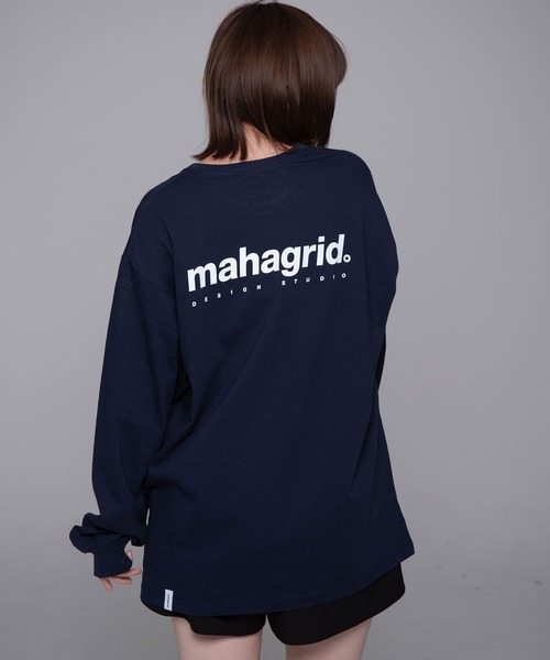 tシャツ 「mahagrid/マハグリッド」THIRD LOGO LS TEE/ サードロゴ　長袖Tシャツ レディース メンズ MAHAGRID tシャツ 「mahagrid/マハグリッド」THIRD LOGO LS TEE