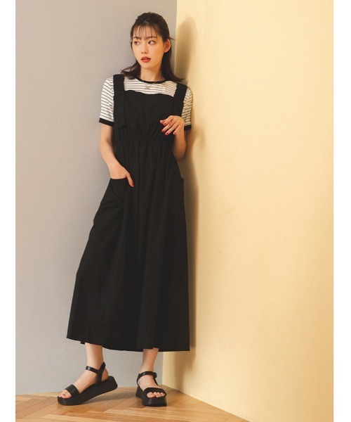 fifth calin（フィフスカラン）の「トリムボーダーTシャツ（Tシャツ/カットソー・レディース・ブラウン/ホワイト・MEDIUM）」の10枚目の写真