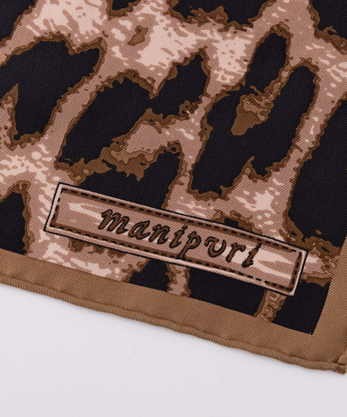 manipuri(マニプリ)の「【manipuri】88レオパードbegスカーフ(バンダナ/スカーフ・レディース・ブラウン・フリー)」の3枚目の写真