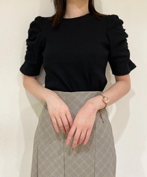NOMAE | 【NOMAE】ギャザースリーブカットソー(Tシャツ/カットソー)