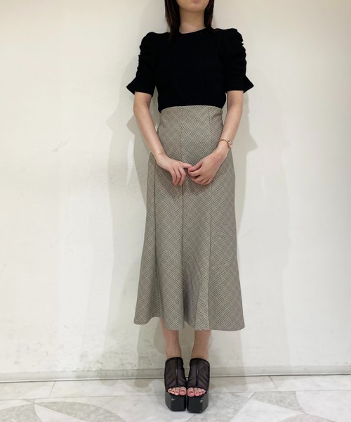 NOMAE(ノーマエ)の「【NOMAE】ギャザースリーブカットソー(Tシャツ/カットソー・レディース・ホワイト/ブラック/ベージュ/パープル・FREE)」の12枚目の写真