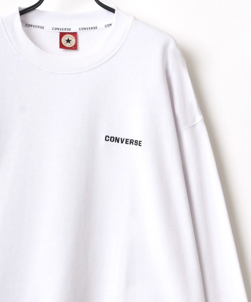 CONVERSE(コンバース)の「CONVERSE/コンバース ビッグシルエット バックプリント シューズ イラスト スウェット トレーナー(スウェット・メンズ・ホワイト/ブラック/ベージュ/ブルー/グリーン・LL/M/L)」の17枚目の写真