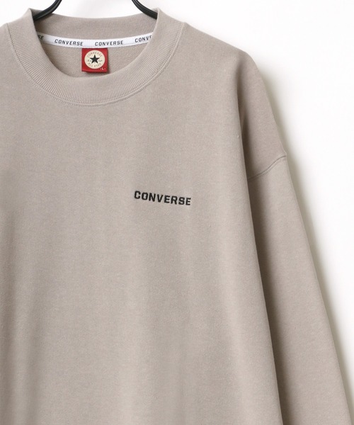 CONVERSE(コンバース)の「CONVERSE/コンバース ビッグシルエット バックプリント シューズ イラスト スウェット トレーナー(スウェット・メンズ・ホワイト/ブラック/ベージュ/ブルー/グリーン・LL/M/L)」の14枚目の写真