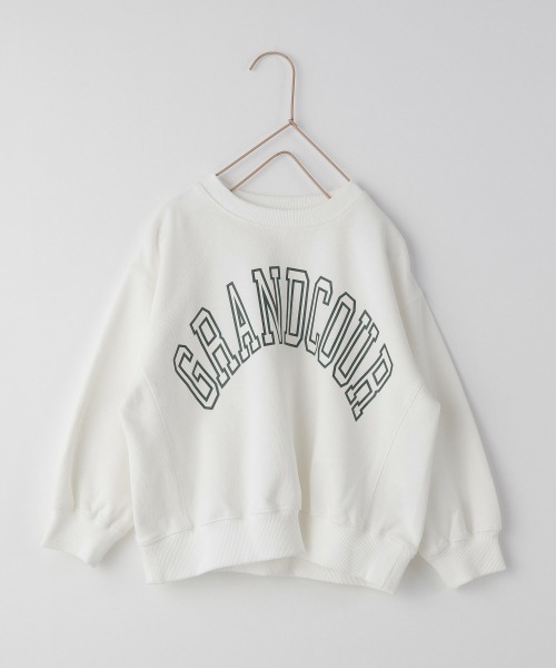 LOWRYS FARM(ローリーズファーム)の「ウラケロゴプルオーバー 215993(スウェット・キッズ・チャコールグレー/ブラウン/グレー/オフホワイト・110cm/120cm/130cm)」の2枚目の写真