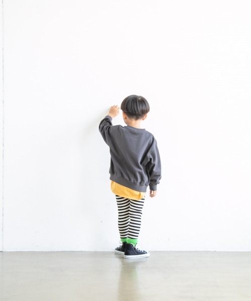 LOWRYS FARM(ローリーズファーム)の「ウラケロゴプルオーバー 215993(スウェット・キッズ・チャコールグレー/ブラウン/グレー/オフホワイト・110cm/120cm/130cm)」の11枚目の写真