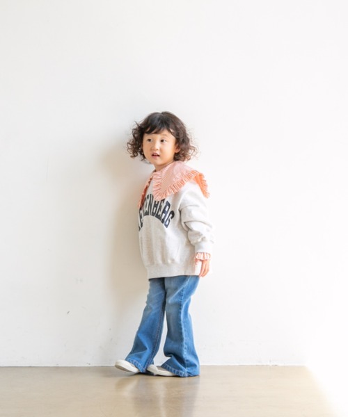 LOWRYS FARM(ローリーズファーム)の「ウラケロゴプルオーバー 215993(スウェット・キッズ・チャコールグレー/ブラウン/グレー/オフホワイト・110cm/120cm/130cm)」の19枚目の写真