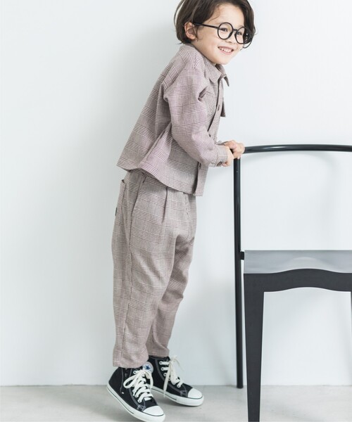 THE SHOP TK （ザ ショップ ティーケー ）の「◆【セットアップ可/ママとお揃い/WEB限定】ドロストパンツ（その他パンツ・キッズ・ブラック/ブラウン系2・11/10/12/13/14）」の2枚目の写真