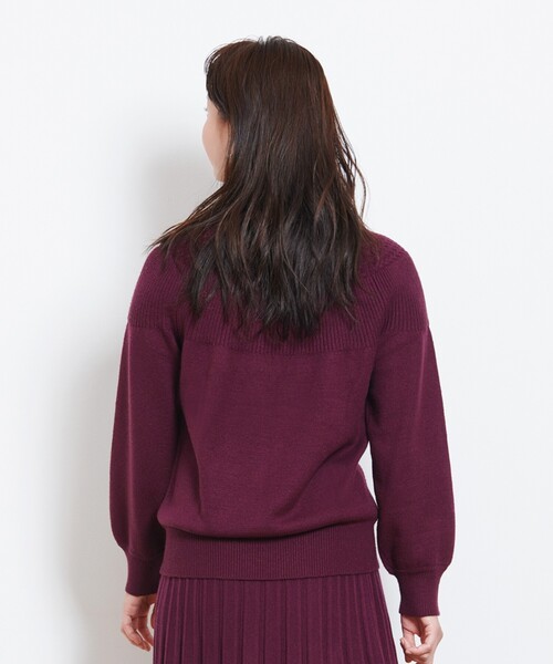 DRESKIP（ドレスキップ）の「◆もちもち求心編みニット（ニット/セーター・レディース・ブラック/ライトグリーン/ライトベージュ/ブラウン系その他2/パープル系/ピンク系・02/03/04）」の18枚目の写真