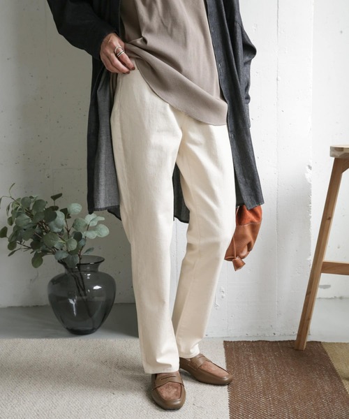 URBAN RESEARCH DOORS(アーバンリサーチドアーズ)の「コットンストレッチ5Pパンツ(その他パンツ・レディース・ベージュ/ナチュラル/グリーン系その他・36/38)」の3枚目の写真