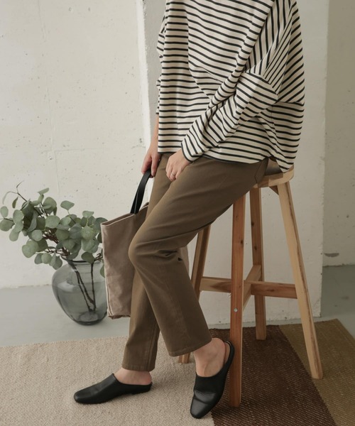 URBAN RESEARCH DOORS(アーバンリサーチドアーズ)の「コットンストレッチ5Pパンツ(その他パンツ・レディース・ベージュ/ナチュラル/グリーン系その他・36/38)」の16枚目の写真