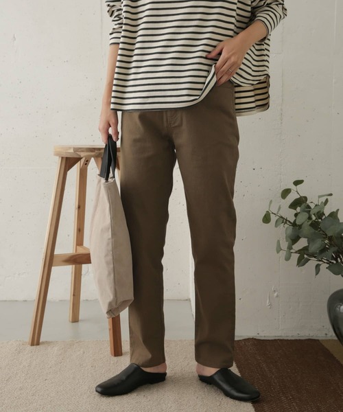 URBAN RESEARCH DOORS(アーバンリサーチドアーズ)の「コットンストレッチ5Pパンツ(その他パンツ・レディース・ベージュ/ナチュラル/グリーン系その他・36/38)」の15枚目の写真