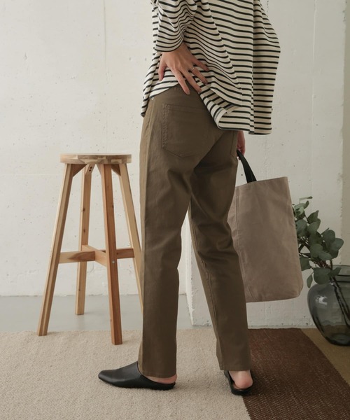 URBAN RESEARCH DOORS(アーバンリサーチドアーズ)の「コットンストレッチ5Pパンツ(その他パンツ・レディース・ベージュ/ナチュラル/グリーン系その他・36/38)」の14枚目の写真