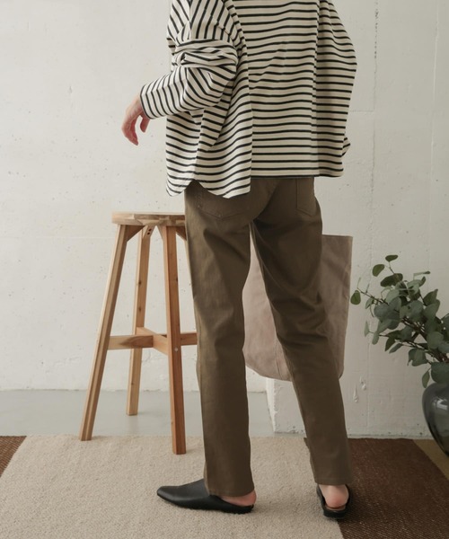 URBAN RESEARCH DOORS(アーバンリサーチドアーズ)の「コットンストレッチ5Pパンツ(その他パンツ・レディース・ベージュ/ナチュラル/グリーン系その他・36/38)」の12枚目の写真