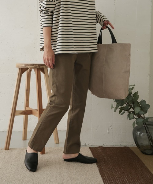 URBAN RESEARCH DOORS(アーバンリサーチドアーズ)の「コットンストレッチ5Pパンツ(その他パンツ・レディース・ベージュ/ナチュラル/グリーン系その他・36/38)」の10枚目の写真