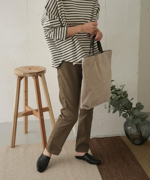 URBAN RESEARCH DOORS(アーバンリサーチドアーズ)の「コットンストレッチ5Pパンツ(その他パンツ・レディース・ベージュ/ナチュラル/グリーン系その他・36/38)」の8枚目の写真