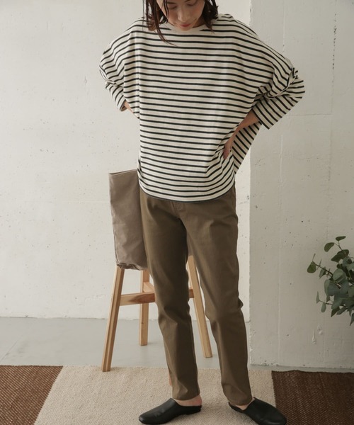 URBAN RESEARCH DOORS(アーバンリサーチドアーズ)の「コットンストレッチ5Pパンツ(その他パンツ・レディース・ベージュ/ナチュラル/グリーン系その他・36/38)」の7枚目の写真