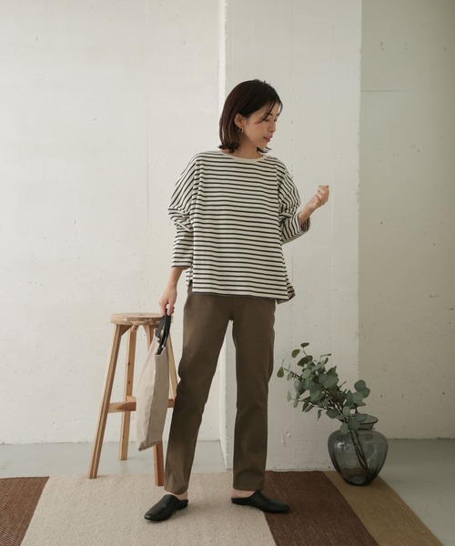 URBAN RESEARCH DOORS(アーバンリサーチドアーズ)の「コットンストレッチ5Pパンツ(その他パンツ・レディース・ベージュ/ナチュラル/グリーン系その他・36/38)」の5枚目の写真