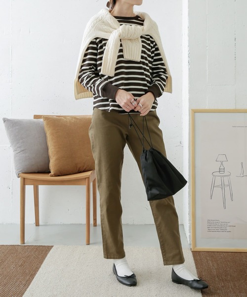 URBAN RESEARCH DOORS(アーバンリサーチドアーズ)の「コットンストレッチ5Pパンツ(その他パンツ・レディース・ベージュ/ナチュラル/グリーン系その他・36/38)」の18枚目の写真