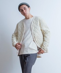 Universal Style Wear カットキルト ジップカーディガン
