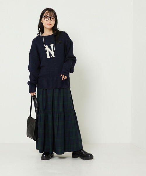 タグ付き　freak‘s store イニシャルニット FREAK'S STORE（フリークスストア）の「イニシャルニット