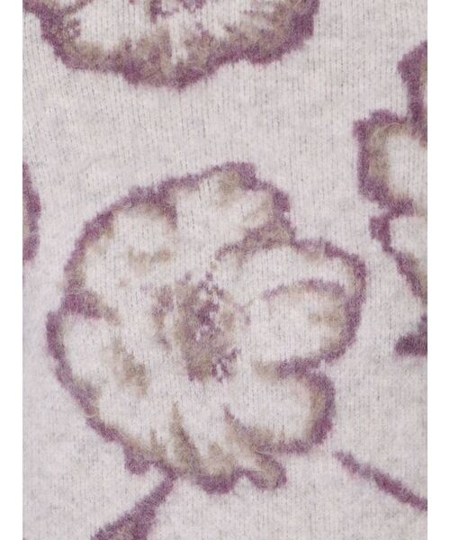 LAGUNAMOON（ラグナムーン）の「フラワージャガードニットプルオーバー（ニット/セーター・レディース・モカ/ネイビー/ライトグレー・FREE）」の16枚目の写真