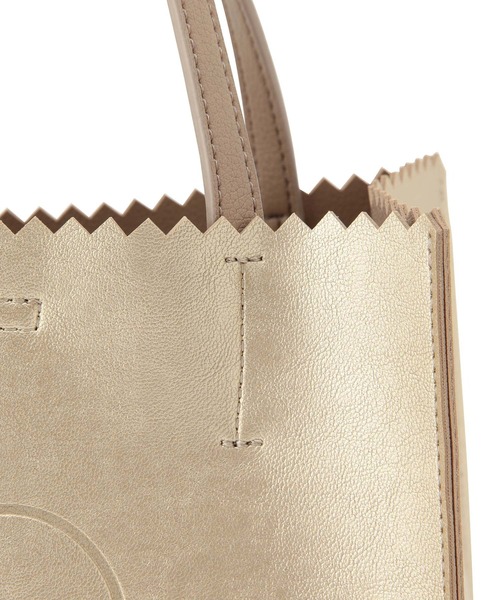 ROPE' PICNIC(ロペピクニック)の「【INIC Coffee×ROPE' PICNIC】メタリックエンボスミドルトートバッグ(トートバッグ・レディース・ゴールド/シルバー・FREE)」の5枚目の写真