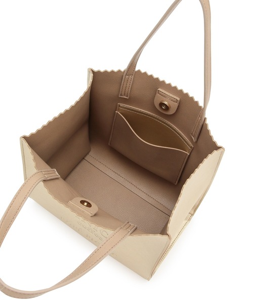 ROPE' PICNIC(ロペピクニック)の「【INIC Coffee×ROPE' PICNIC】メタリックエンボスミドルトートバッグ(トートバッグ・レディース・ゴールド/シルバー・FREE)」の9枚目の写真