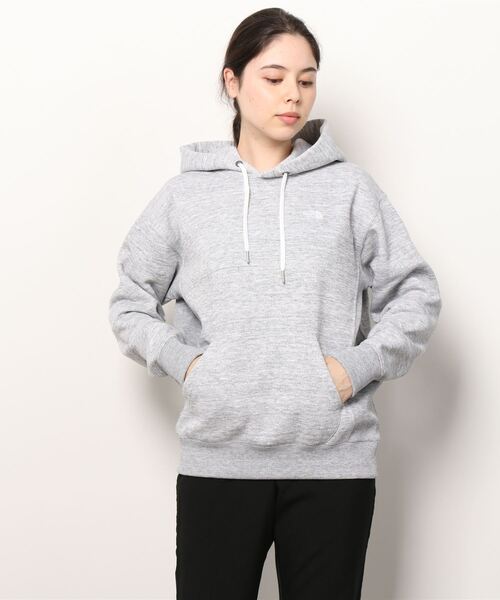 THE NORTH FACE（ザノースフェイス）の「ザ ノース フェイス THE NORTH FACE Heather Sweat Hoodie(ヘザースウェットフーディ)（パーカー・レディース・ブラック/ネイビー/オレンジ/グレー・L/XL/M）」の3枚目の写真