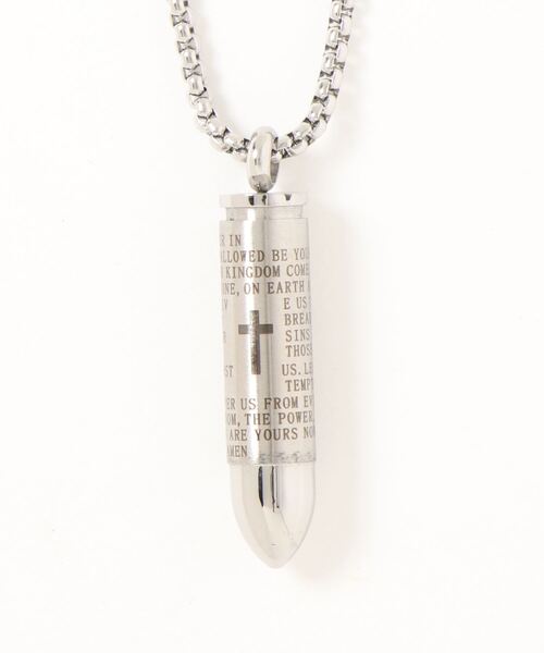 dictionary（ディクショナリー）の「【dictionary】クロス ブレット ネックレス / メモリアル ネックレス（ネックレス・レディース・ブラック/シルバー/ゴールド・FREE）」の8枚目の写真