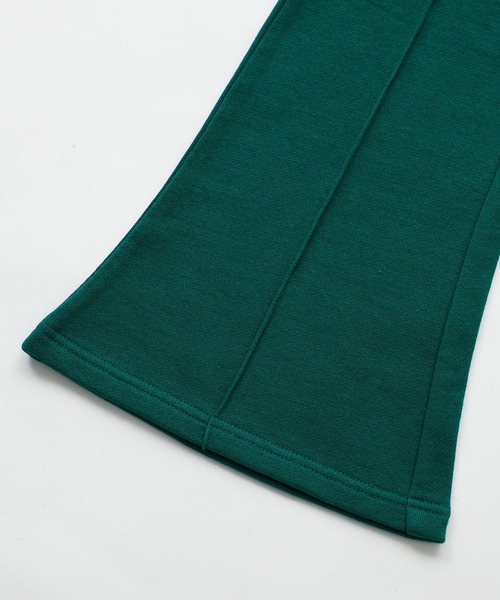 X-girl（エックスガール）の「FLARE SWEAT PANT/スウェット　フレアパンツ（スウェットパンツ・レディース・ライトブルー/ブラック/グリーン・S/M）」の18枚目の写真