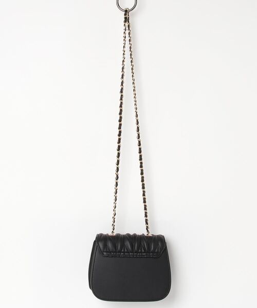 WEGO(ウィゴー)の「WEGO/キルティングショルダーバッグ(ショルダーバッグ・レディース・ブラック/アイボリー・FREE)」の6枚目の写真