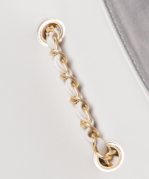 WEGO(ウィゴー)の「WEGO/キルティングショルダーバッグ(ショルダーバッグ・レディース・ブラック/アイボリー・FREE)」の20枚目の写真