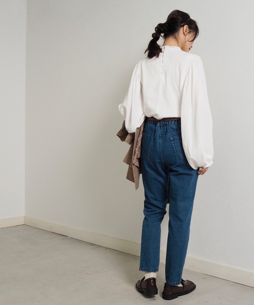 Crisp（クリスプ）の「ボリュームスリーブブラウス（シャツ/ブラウス・レディース・ホワイト/アイボリー・FREE）」の14枚目の写真