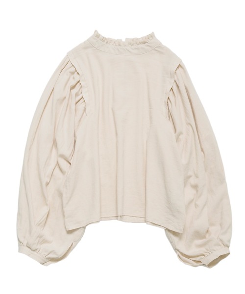 Crisp（クリスプ）の「ボリュームスリーブブラウス（シャツ/ブラウス・レディース・ホワイト/アイボリー・FREE）」の22枚目の写真