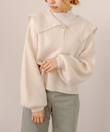 OLIVE des OLIVE | セイラ-衿ニット(ニット/セーター)