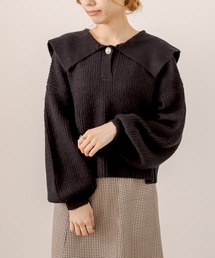 OLIVE des OLIVE | セイラ-衿ニット(ニット/セーター)