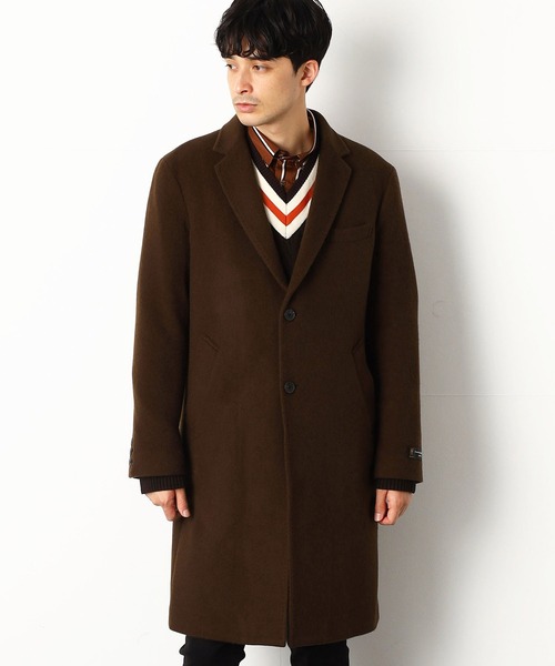 COMME CA COMMUNE(コムサコミューン)の「チェスターコート(チェスターコート・メンズ・グリーン/ネイビー/ブラウン・LARGE/SMALL/MEDIUM)」の7枚目の写真