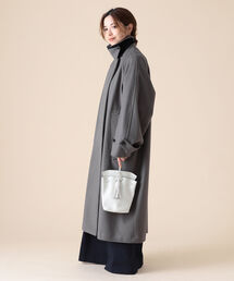 Demi-Luxe BEAMS | Demi-Luxe BEAMS / ロング ステンカラーコート(その他アウター)