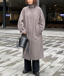 Demi-Luxe BEAMS | Demi-Luxe BEAMS / ロング ステンカラーコート(その他アウター)