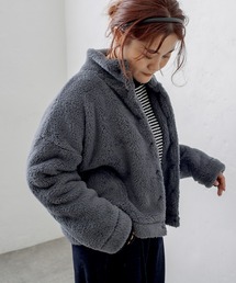 PUAL CE CIN | 【一部WEB限定】両面ボアジャケット(その他アウター)