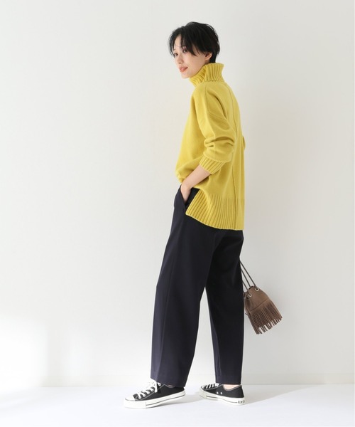 JOURNAL STANDARD relume(ジャーナルスタンダード レリューム)の「ウォッシャブルTRストレッチワイドパンツ◆(その他パンツ・レディース・ネイビー/グレー/グリーン・38/36)」の13枚目の写真