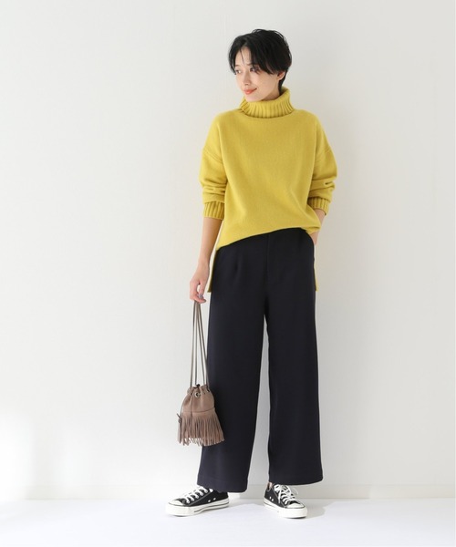 JOURNAL STANDARD relume(ジャーナルスタンダード レリューム)の「ウォッシャブルTRストレッチワイドパンツ◆(その他パンツ・レディース・ネイビー/グレー/グリーン・38/36)」の7枚目の写真