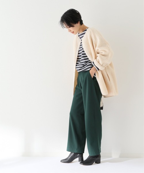 JOURNAL STANDARD relume(ジャーナルスタンダード レリューム)の「ウォッシャブルTRストレッチワイドパンツ◆(その他パンツ・レディース・ネイビー/グレー/グリーン・38/36)」の10枚目の写真