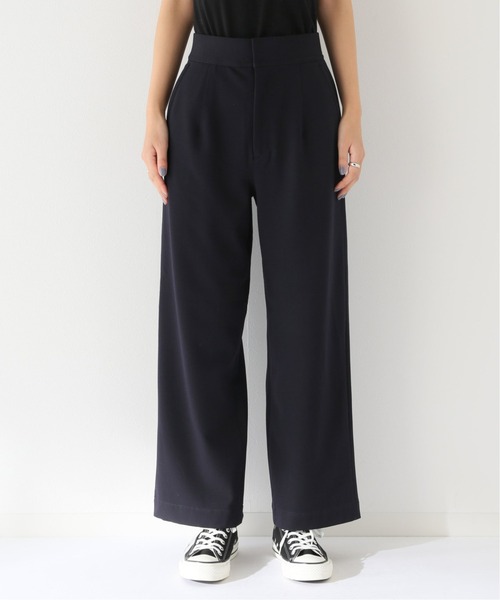 JOURNAL STANDARD relume(ジャーナルスタンダード レリューム)の「ウォッシャブルTRストレッチワイドパンツ◆(その他パンツ・レディース・ネイビー/グレー/グリーン・38/36)」の6枚目の写真